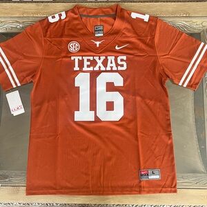 Arch Manning Jersey NEW Mens Large Orange Texas Longhorns Ships Fast USA!